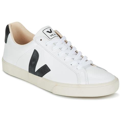 Veja V-10 Leather Trainers in White for Men - Lyst