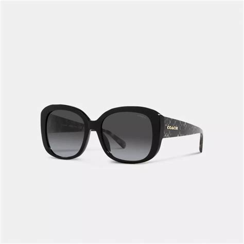 COACH® | Signature Oversized Square Sunglasses