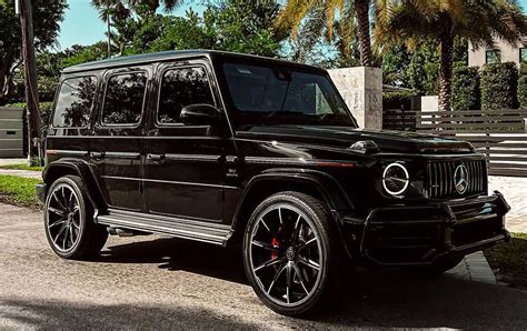 Mercedes Benz G63 2022 Black Rental in Miami - Pugachev Company