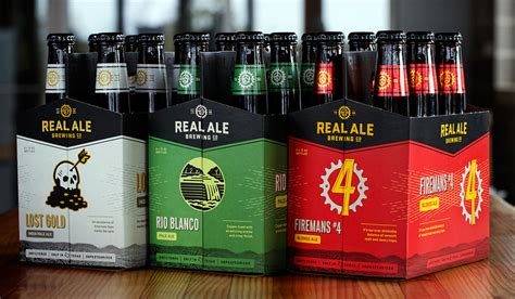 Brand New: New Logo, Identity, and Packaging for Real Ale Brewing Co ...