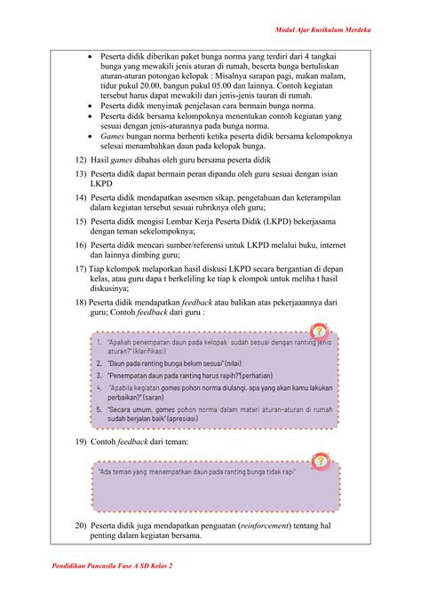 Modul Ajar Pendidikan Kewarganegaraan Kelas 2 | PDF