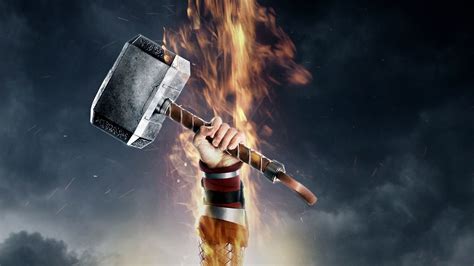 Thors Hammer Wallpaper (77+ images)