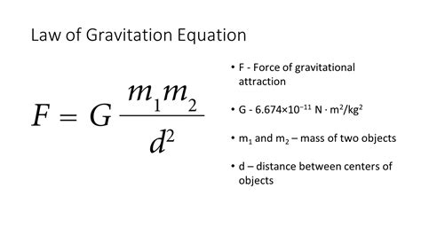 √99以上 gravitational force formula between two objects 651023-Formula to ...