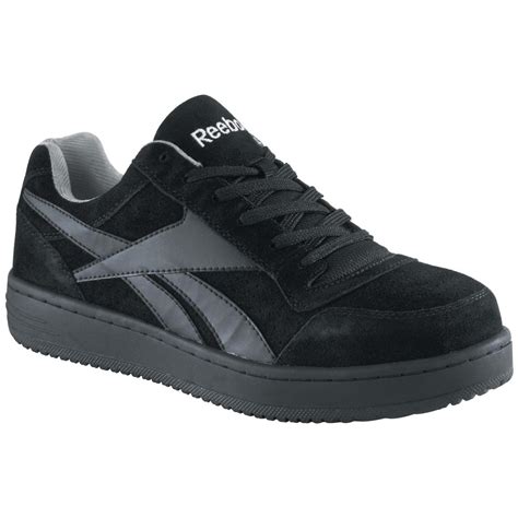 Men's Reebok Steel Toe Skateboard Shoes, Black - 231909, Running Shoes ...