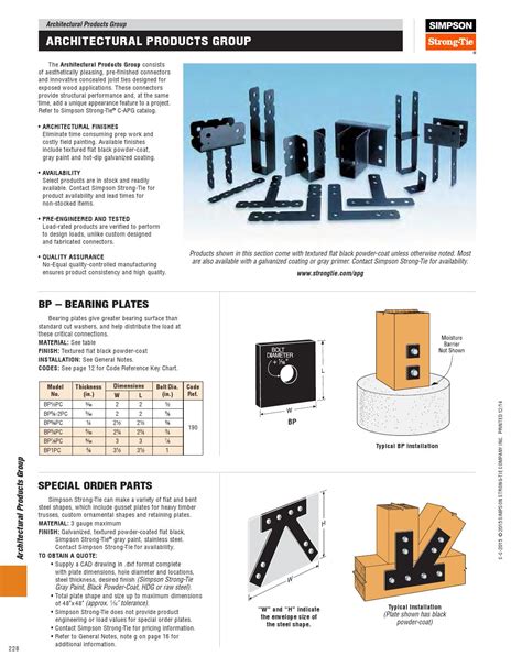 Simpson Strong-Tie Connector Guide 2016 by Meek's Lumber & Hardware - Issuu