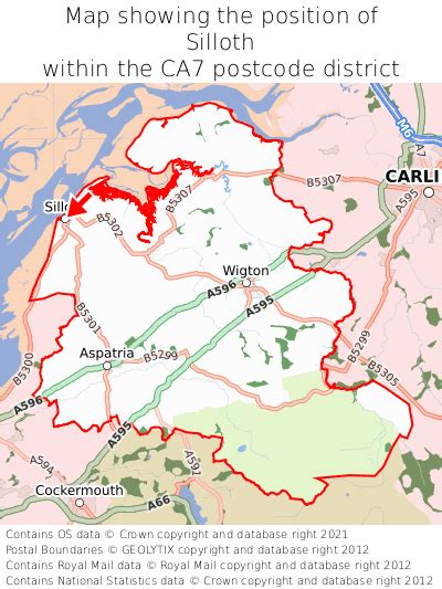 Where is Silloth? Silloth on a map