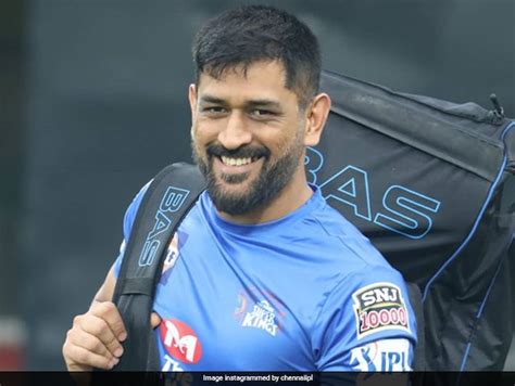 IPL 2020: CSK Share A Picture Of MS Dhoni Sporting A Smile They "Can't ...