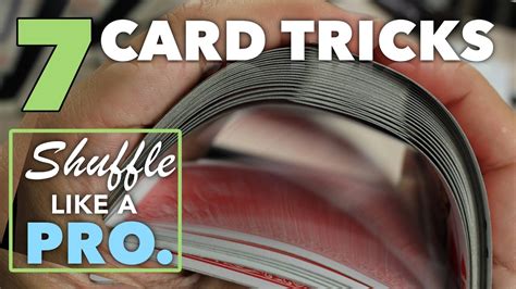 7 Easy Card Tricks to Shuffle the Cards Like a Pro - YouTube