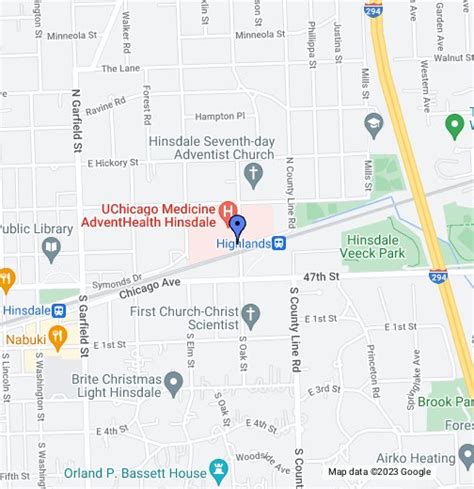 Adventist Hinsdale Hospital - Google My Maps