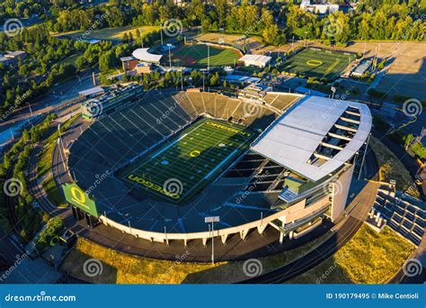 Oregon Ducks Mascot Puddles At Autzen Stadium Editorial Image ...