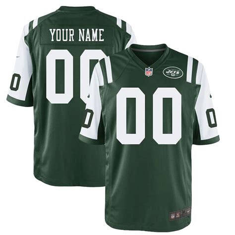 Nike Men's Breece Hall Green New York Jets Player Name And, 56% OFF