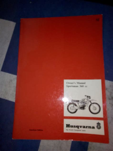 Husqvarna owners manual