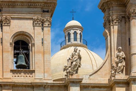 Noto Cathedral in Noto, Sicily, Italy Stock Photo - Image of sicily ...