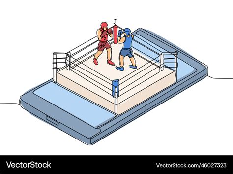 Boxing Ring Drawings