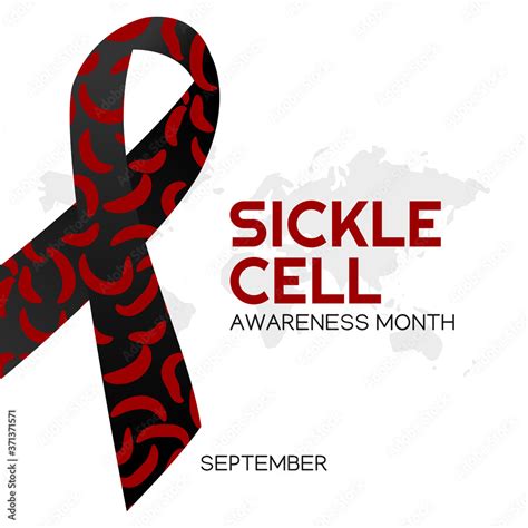 Vector graphic of Sickle cell Awareness Month good for Sickle cell ...