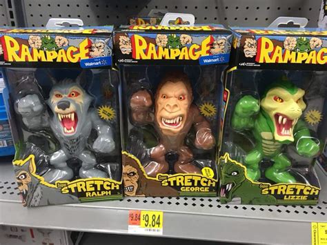 Walmart Exclusive Rampage Video Game Stretchy Figures - The Toyark - News