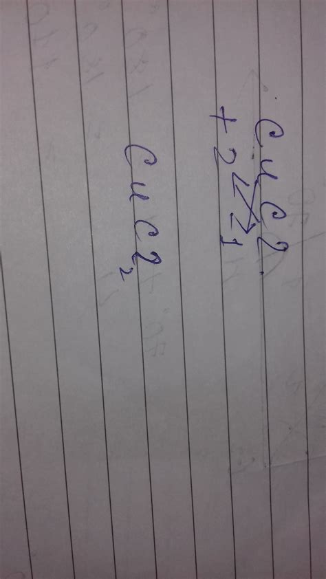 write chemical formula of copper chloride by using criss cross method ...