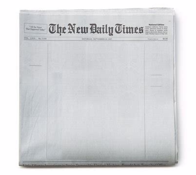 Blank Newspaper Background Png