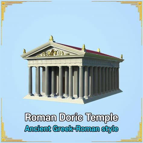 Roman Doric Temple | 3D models download | Creality Cloud