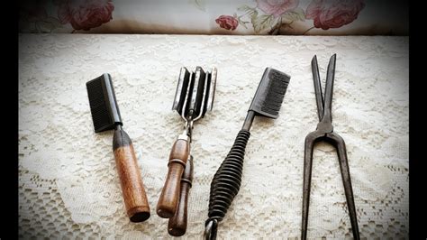 My Authentic Vintage Hot Comb and Curling Iron Collection - YouTube