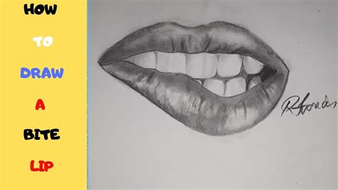 Biting Lip Drawing Download biting lip stock vectors