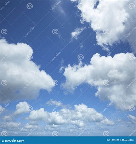 Noon sky stock photo. Image of cloudy, square, cloudscape - 21765100