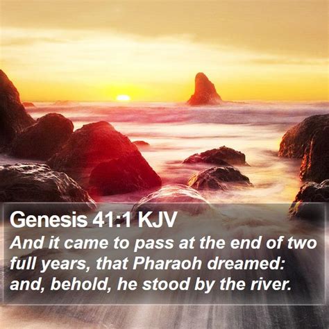 Genesis 41:1 KJV Bible Verse Images