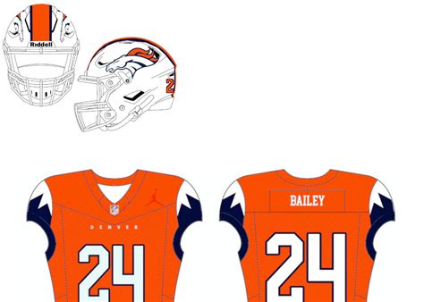 Denver Broncos New Uniforms 2024 - Kris Shalne