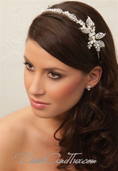 Silver Flower Wedding Headband [2864] - $79.99 : Dress and Tux.com ...