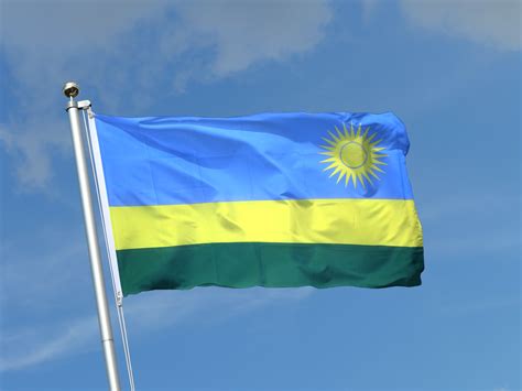 Rwanda - 3x5 ft Flag (90x150 cm) - Royal-Flags