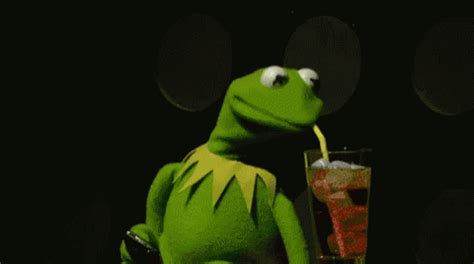 Kermit Sips Tea GIF - Kermit SipsTea Drinking - Discover & Share GIFs