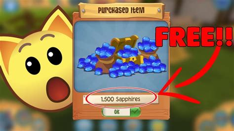 Animal Jam Play Wild: How I got 1,000 FREE SAPPHIRES in 1 Day - YouTube