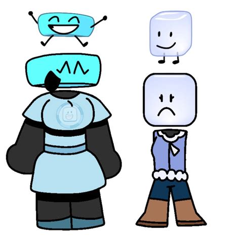 Bracelety and Ice Cube from BFDI by LTVLiveStudios on DeviantArt