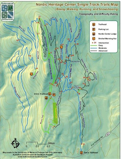 Nordic Heritage MTB Trail Map 2013 | Trail maps, Nordic center, Mtb trails