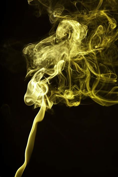 Yellow Smoke by M K Miller in 2021 | Black and gold aesthetic, Smoke ...