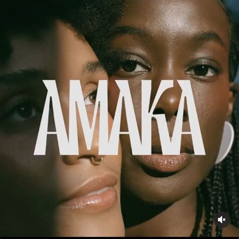 two women with the word amaka on their face and one woman's head