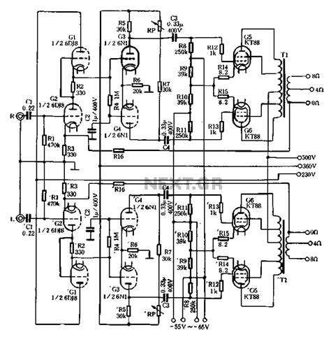 Basic Tube Amplifier Schematic