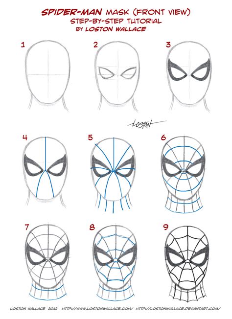 Spider-man's Mask Tutorial by LostonWallace on DeviantArt