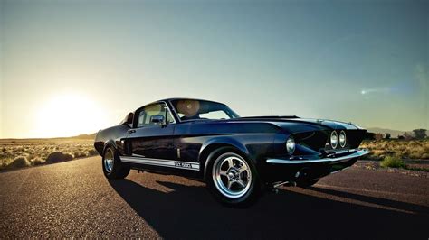 Blue muscle coupe, muscle cars, car, Shelby GT500 HD wallpaper ...