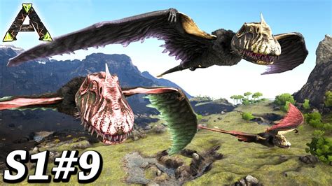 ARK DIMORPHODON TAMING + MOVING BASE!! Ark Survival Evolved Ragnarok ...