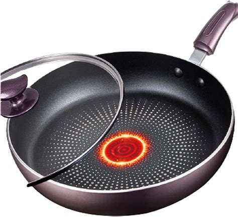 Non-Stick Pan with Lid, 26 Cm Frying Pan, Scratch-Resistant Frying Pan ...