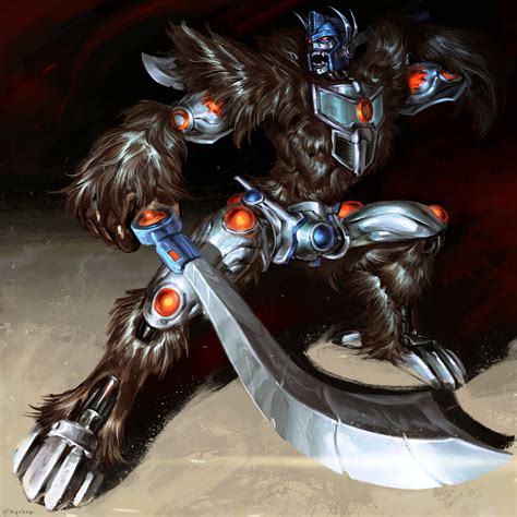 ArtStation - Beast Wars Optimus Primal