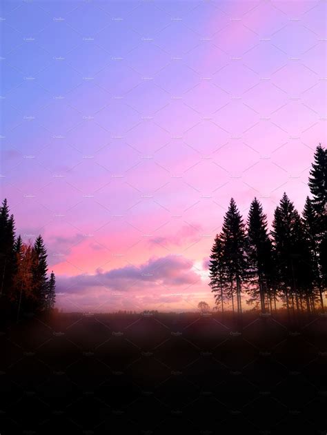 Sky at Sunset | Nature Stock Photos ~ Creative Market