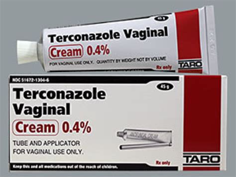 Rx Item-Terconazole Vaginal 0.4% Cream 45Gm By Taro Pharma Gen Terazol