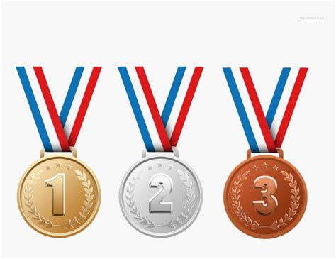 Gold Silver And Bronze Medals Png Transparent Image - Gold Silver ...