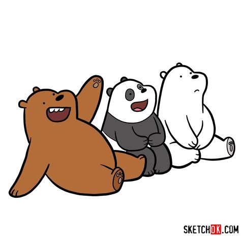 We Bare Bears Drawing : Learn How to Draw Panda Bear from We Bare Bears ...