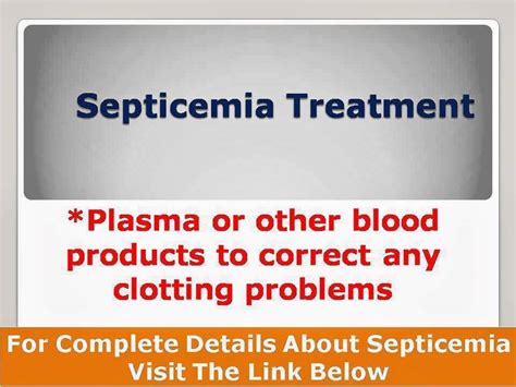 Septicemia Treatment | Septicemia Treatment Guidelines - YouTube