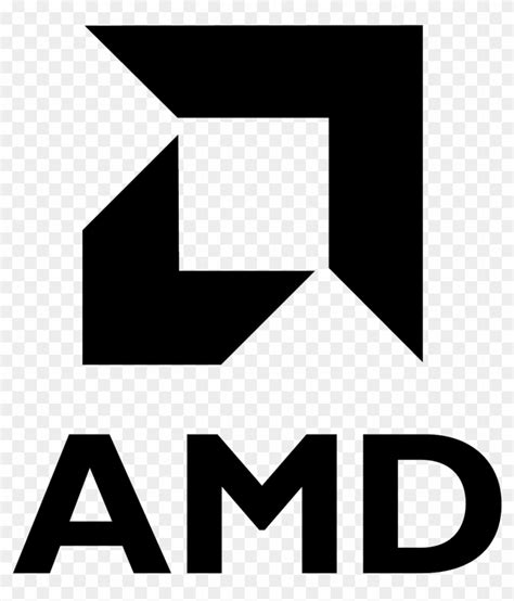 Amd Logo Png - Amd White Logo Png Clipart (#797452) - PikPng