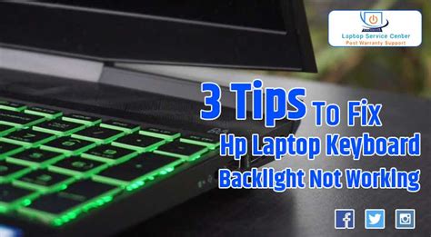 3 Tips To Fix Hp Laptop Keyboard Backlight Not Working Issue