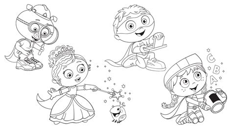 Super Why Coloring Pages - Best Coloring Pages For Kids